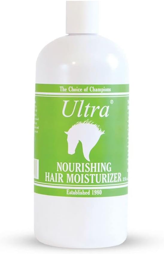 Ultra Nourishing Hair Moisturizer for Horses | All-Natural Leave-in Formula | Ideal for Wet or Dry Coats, Manes, Tails | Size 32 oz.