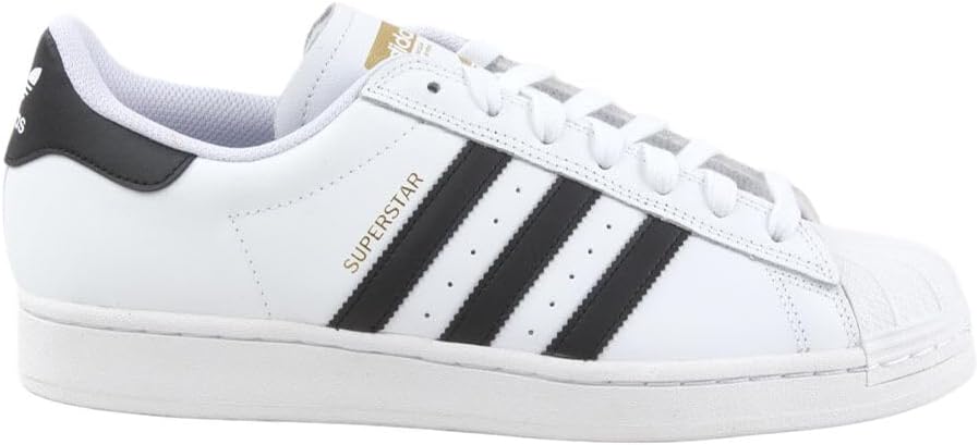 adidas Men's Skateboarding Shoes Superstar ADV, Cloud White/Core Black/Cloud White, Size: 12