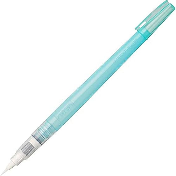 Kuretake Zig PHYS Water brush pen Long, 9mm Small tip, for Watercolor Paintbrush, Urban outdoor travel sketch, Professional, Artists, Crafters, Made in Japan