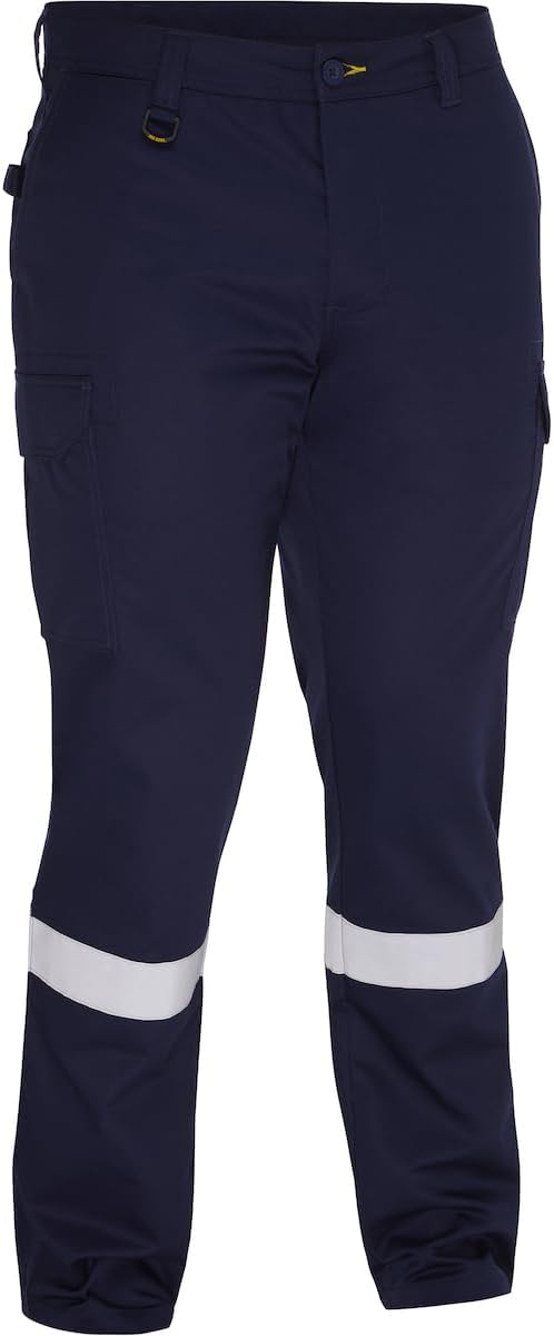 Bisley 318M6368T Navy Taped Cargo Pant - Industrial Wash Durable