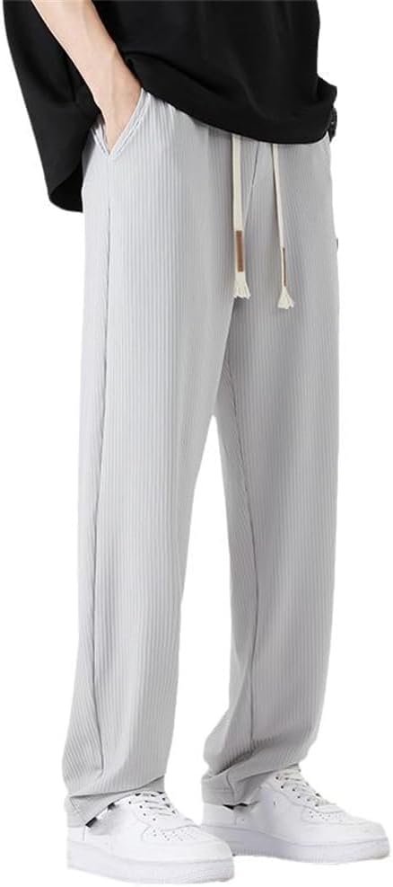 Xingfenly Legible Spring Pant Elastic Trousers Man