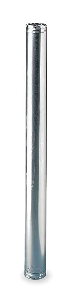 Ameri-Vent Pipe Section, 4" Dia, 3 ft. L