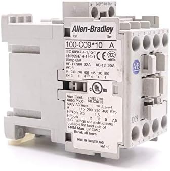 120VAC Din Rail Mounted Motor Contactor (100-C09D10)