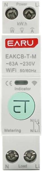 TUYA Zigbee MCB Smart Circuit Breaker Over Current Under Voltage Protection Power Metering Remote Control Switch-Multi White Zigbee-20A