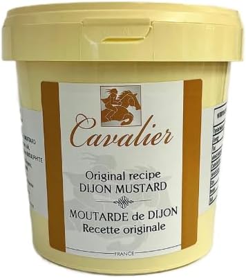 Cavalier - Original Recipe DIJON Mustard - 1kg - (Yellow tub)