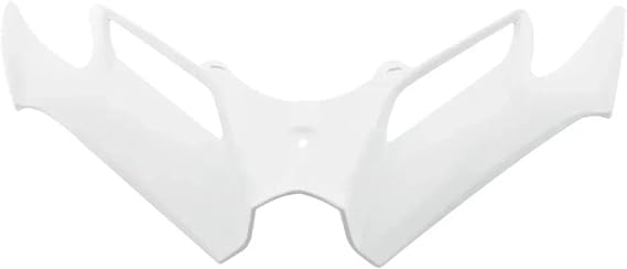 Motorcycle Fairing For Ninja 250 300 Motorcycle Front Fairing Winglets Aerodynamic Wing Deflector(White)