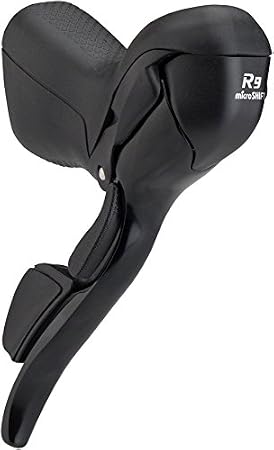 microSHIFT R9 9-Speed Right Drop Bar Shifter Shimano Compatible | MicroSHIFT R9 9-Speed Drop Bar Shift Lever Compatible Black