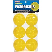 Tourna Strike Outdoor Pickleballs (6 Pack) - USAPA Approved, Yellow