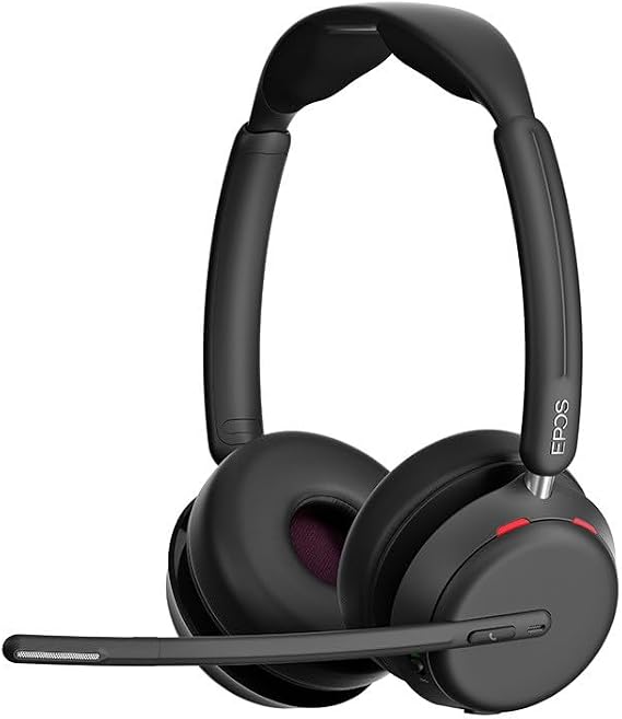 EPOS IMPACT 1061 ANC Stereo Bluetooth Headset mit Active Noice Cancelling (ANC) inkl. kontaktlose Ladestation (Charging Stand)