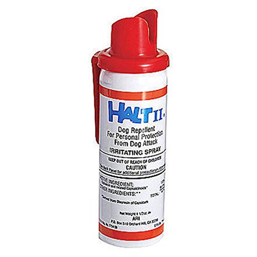 Halt DOG Repellent Spray Repeller 1.5 Oz Stop Agressive Dog Attack Bike Bicycle