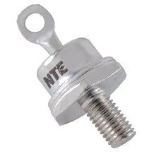 NTE Electronics NTE6076 Silicon Industrial Rectifier, DO5, Cathode Case, 85 Amp Current Rating, 600V