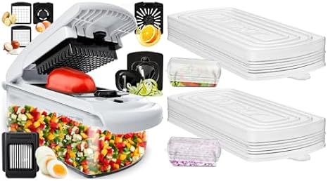 fullstar Bundle: Chopper And 2 Piece Silicone Lids