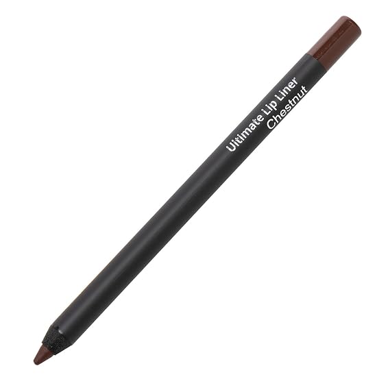 Kandi Koated Edge Lip Liner Pencil [Chestnut] | Paraben-Free, Cruelty-Free Formula with Vitamin E and C | Beauty & Makeup