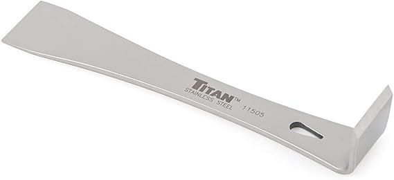 Titan Tools 11505 5-1/2-Inch Stainless Steel Pry Bar Scraper