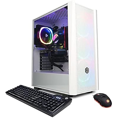 CyberpowerPC Gamer Xtreme VR Gaming PC, Intel i5-13600KF 3.5GHz, GeForce RTX 4060 Ti 8GB, 16GB DDR5, 1TB NVMe SSD, Wi-Fi Ready & Windows 11 Home GXiVR8800A,White