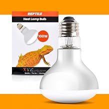 XYZReptiles UVA Reptile Heat Lamp 100 Watt Bulb Basking Light (Single Bulb)