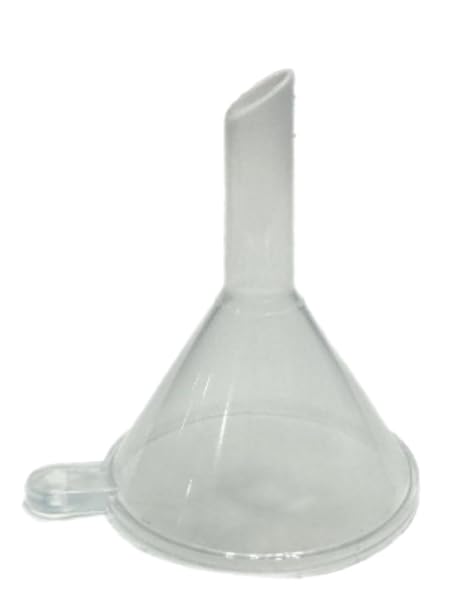 Mini Funnel Small Funnel for Small Bottles, Lab Bottles, Sand Art, Perfumes, Spices, Powder Funnel, Essential Oils (2)