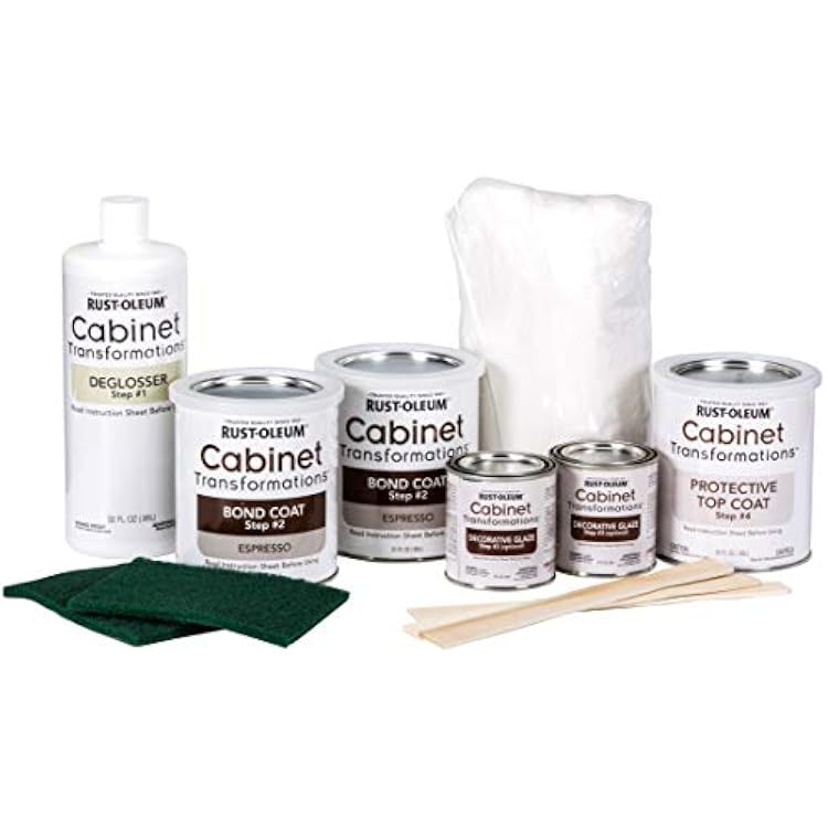 Rust-Oleum 287062 Cabinet Transformations Premix Kit, Small, Espresso