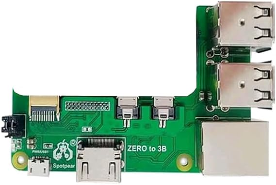 Zero to Pi3 USB HUB RJ45 Ethernet Zero 2w to 3B Interface Adapter for Raspberry Pi