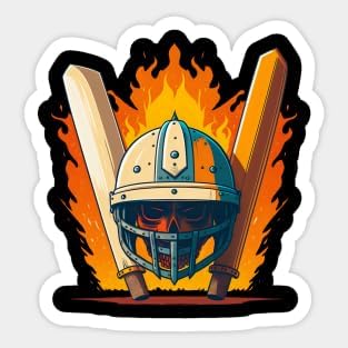 Stickers Vinyl Cricket Player Shirt | Bat and Helmet- Vinyl Stickers Laptop Decal Water Bottle Sticker Funny Sticker, Gifts Sticker...2392
