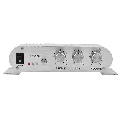 2 Channel Stereo Amplifier, 20W Mini Digital Audio Speaker for Phone MP3 Computer Car Motorcycle Home DIY