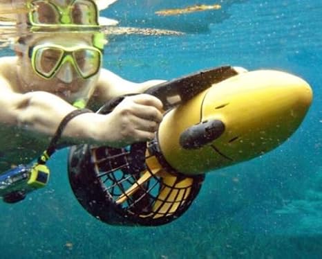The Best 300W Sea Scooter / Underwater Diving Propeller SCUBA Snorkeling Package Swim Big Large Fish Kit Reef Rider Riding Fast Dive Aqua Diver Under Electric DPV Explorer Seascooter Water Skuter Saltwater Ocean Electric Fishing Diver Dive Stuff Store Shop Item Riding Small Engine Moped Motorcycle Bike Motorbike Submarine Boat Ship Friend's Birthday Gift Swimming Pool Lake Ocean
