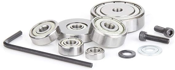 Amana Tool - 6000 Complete Replacement Kit For Multi-Rabbet with Ball Bearing Guide 1/8 1