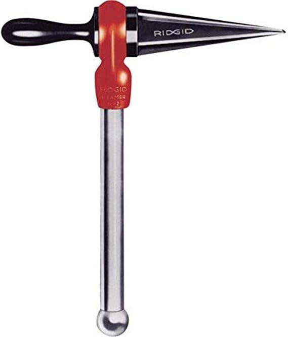 RIDGID 34945 2 Straight Pipe Reamer, 1/8-inch to 2-inch Pipe Reamer Tool