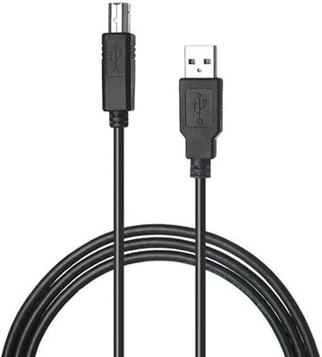 6ft USB 2.0 Cable PC Laptop Data Sync Cord Lead for Yamaha E243 PSR-E243 PSRE243 KIT 61-Key Portable Digital Piano Keyboard