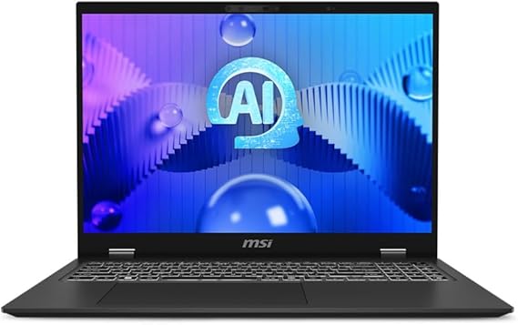 msi Prestige 16 AI Evo Business Laptop, 2025, 16" 2560x1600 IPS, Intel-16 Core Ultra 7 155H, 32GB LPDDR5, 2TB SSD, Win11 Pro, Backlit KB, Wi-Fi 6E, BT 5.4, Thunderbolt 4, 1080p IR Camera, Gray