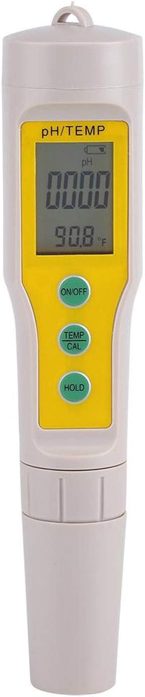 PhEcTemp Meter Professional 3 In 1 Portable High Accuracy Handheld Pen Testing Water Pen Quality Tester Meter Yellow