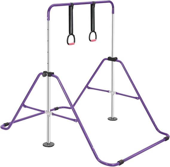 Gymnastics Bar,Adjustable Horizontal Bar Gymnastics Training Kip Bar Gymnastics Equipment for Home Indoor outdoor
