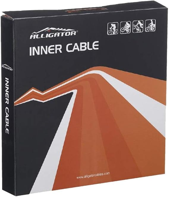 Alligator Bicycle Brake Inner Cable - Stainless Steel, Slick, 1.5 X 1700mm - 100 pcs/Box - LY-BSTSK761617