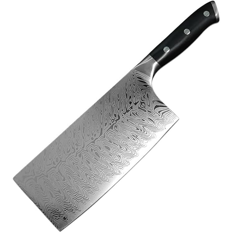 Cleaver Knife,Meat Cleaver Chinese Chef Knife Stainless Steel Blade Cleaver Slicing Handmade Kitchen Knives For Cutting Vegetables And Meat Cooking Tools
