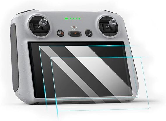 WANGCL 2 Pack Mini 3 Pro HD Tempered Glass Screen Protector Film for DJI Mini 3 Pro RC Remote Control Accessories