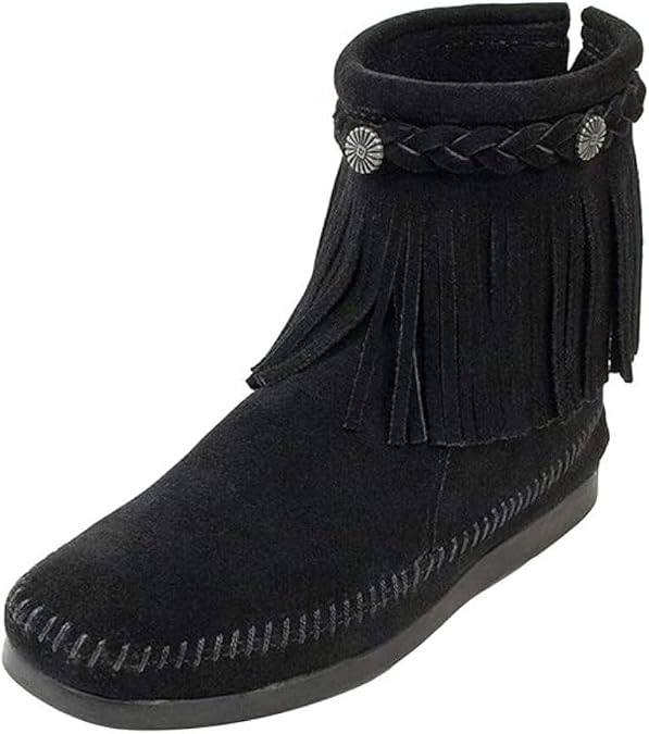 Minnetonka Women's High Top Back Zip Boots