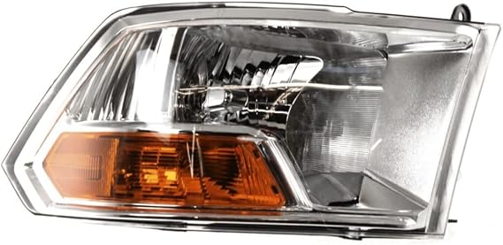 Halogen Headlight Fits Right w/Bulb(s) Single Beam