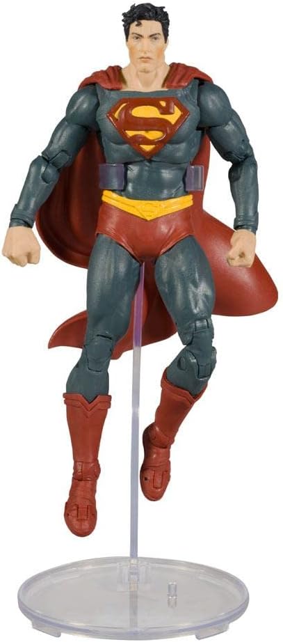 McFarlane Toys - Çizgi Roman ile DC Direct 7IN Figürü - Siyah ADAM WV1 - Süpermen