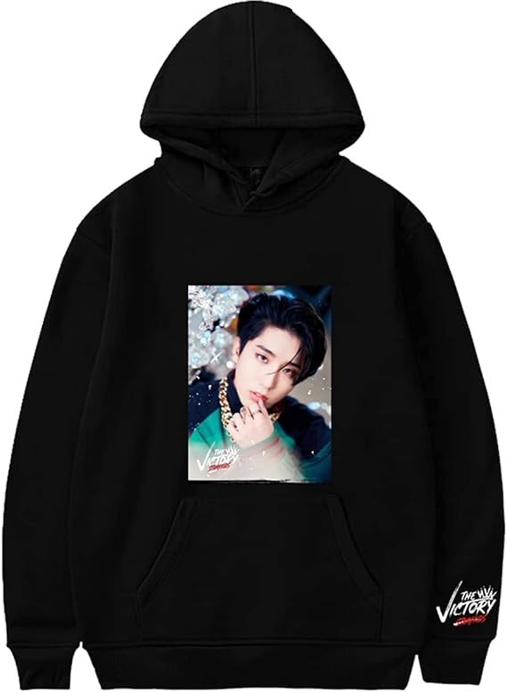 Xkpopfans SKZ Hoodie The Victory Sweater Bangchan Han Hyunjin Felix Photo Sweatershirt