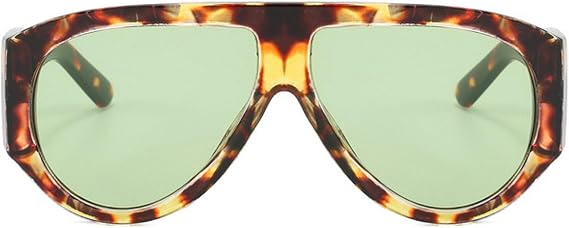 Vintage Oversized Pilot Sunglasses Women For Men Shades Big Frame Windproof Popular Punk Sun Glasses UV400