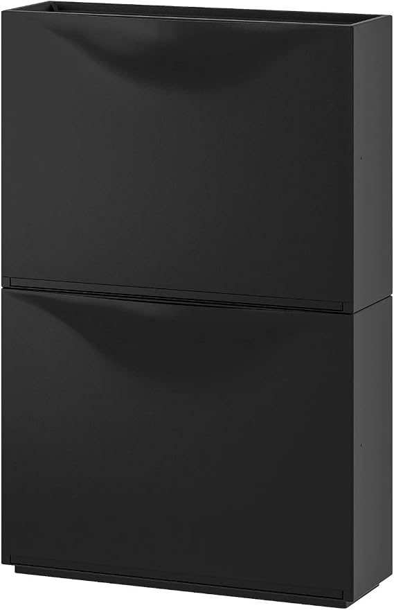 IKEA Trones Storage Shoe Cabinet, 52x39 cm, Black