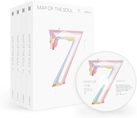 Bighit Ent BTS Bangtan Boys Map of the Soul : 7 (Incl. Pre-order Benefits : Rolled Poster, Seller Gift : One Random Acrylic BTS Photo Sticker Sheet) (Version 03)