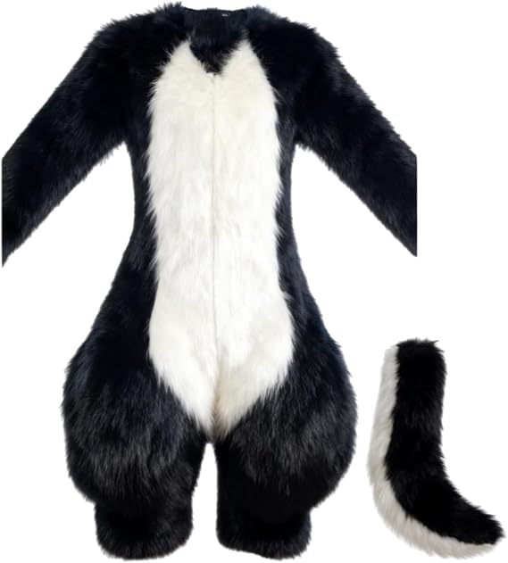 Curved Leg furry fursuit Full Set, Soft Costume Add-ons for Mascot, Ideal for Parties and Halloween Cosplay Events