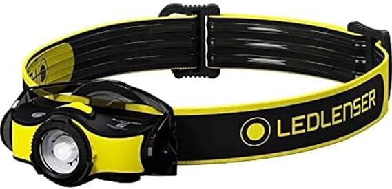 Ledlenser iH5R - Rechargeable LED Head Torch, Super Bright 400 Lumens Headlamp, Water Resistant (IP54), Camping, Hiking Equipment, Rechargeable Work Head Torch, Up to 35 Hours Running Time