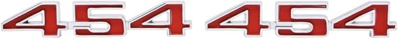 Trim Parts 4700 Front Fender Emblem (1970-1972 Chevelle 454)