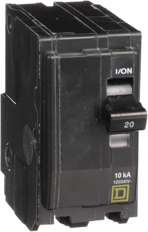 Square D - QO220CP 20-Amp 2-Pole Plug-On Circuit Breaker