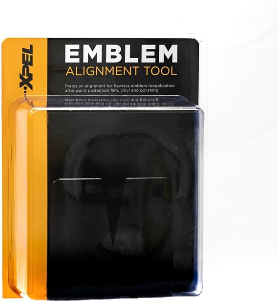 XPEL Tesla Model 3 / Model Y Hood Emblem Alignment Tool, PPF and Vinyl Tool | Precision alignment tool helps realign Tesla emblems after PPF, vinyl, polishing, or detailing work.