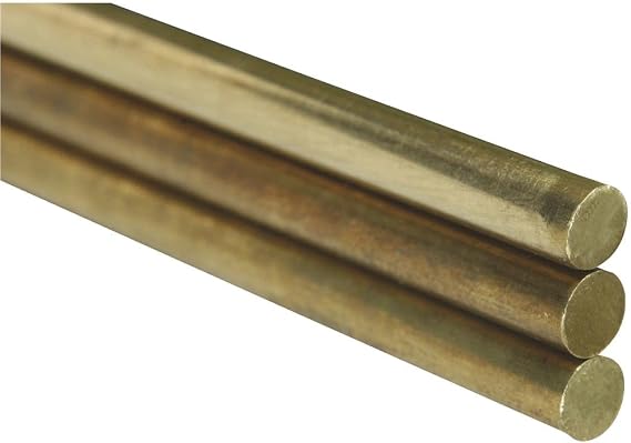 K & S PRECISION METALS 1163 5/32" x 36" Brass Rod