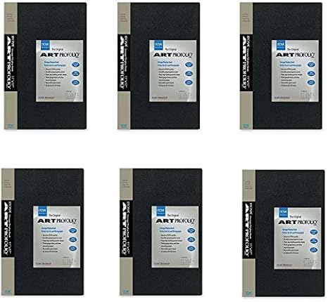 PACK of 6 Itoya Art Portfolio 5 x 7" Photo Album Presentation Book 48 Views