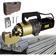 Electric Rebar Bender Hydraulic Cutting Tools - Hydraulic Electric Steel Bar Cutting Machine - 2~5s Fast Cutting Rebar Wire Strippers - Various Steel Rod Cutting Tools